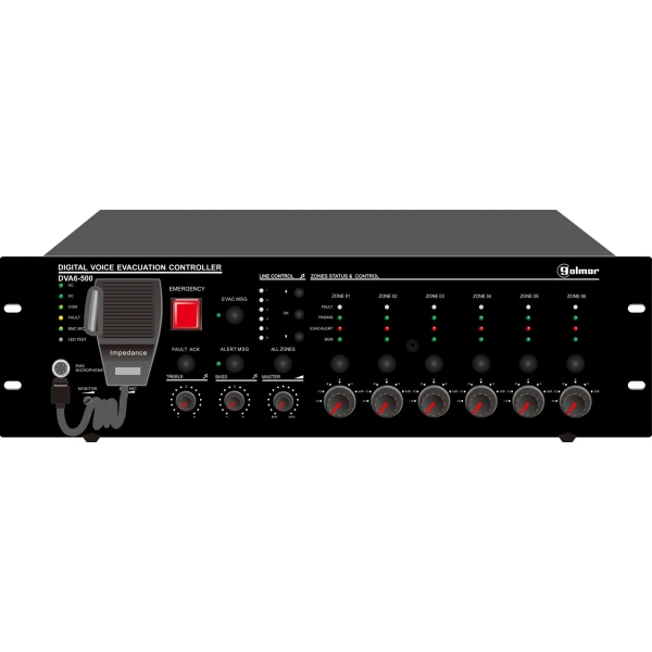 Amplificador principal DVA6-500 – GOLMAR